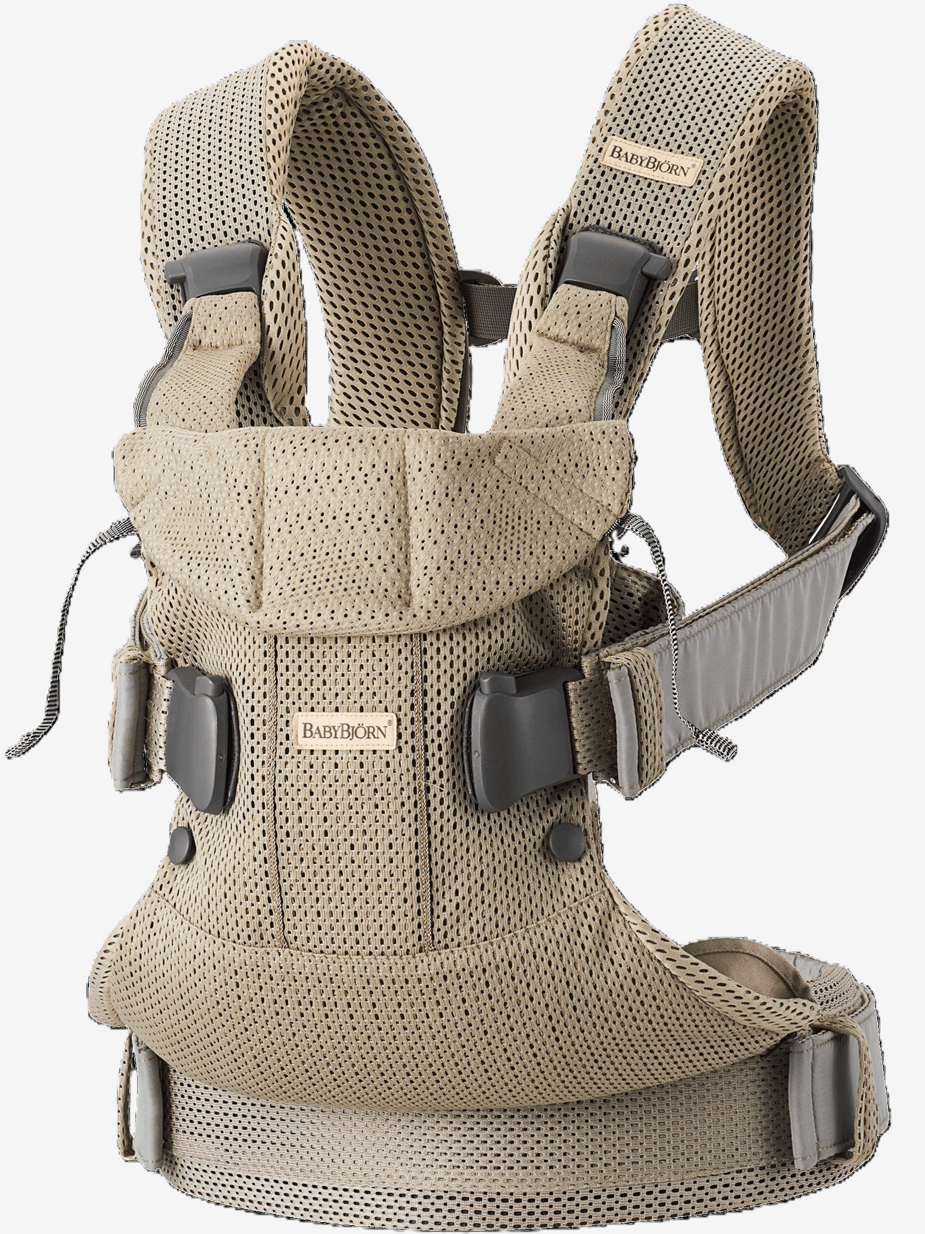 Babybjorn - Baby Carrier One - Air Mesh 3D - Gray Beige