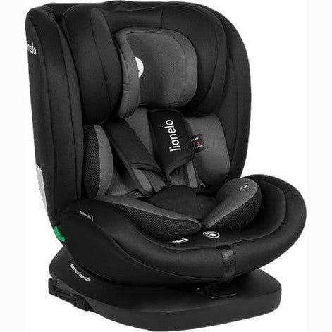Lionelo Bastiaan i-Size Black Grey