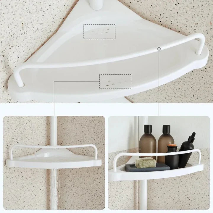 4 Tier Bathroom Corner Shelf