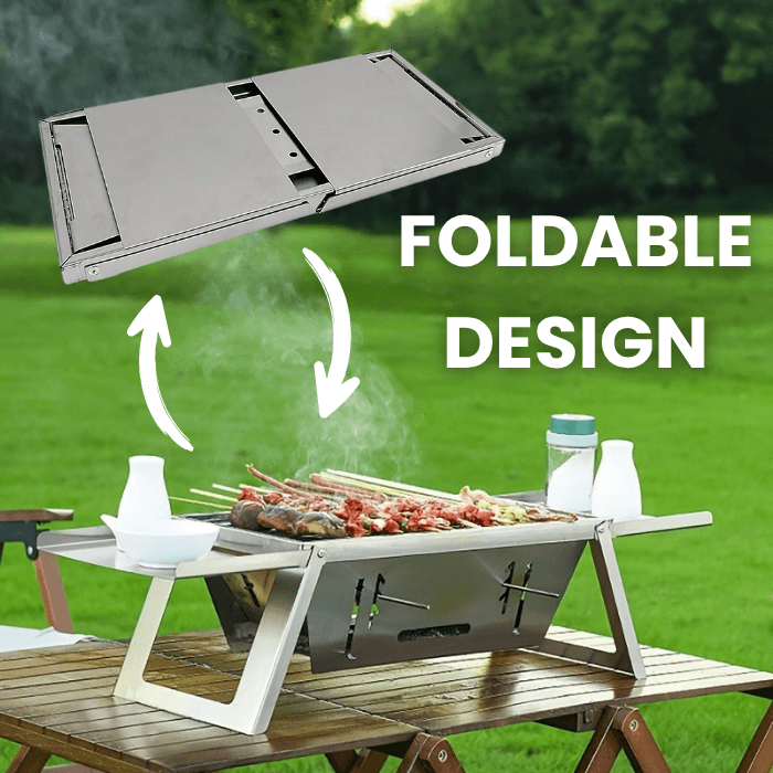 Foldable BBQ Grill | Indoor & Outdoor - Medaid International