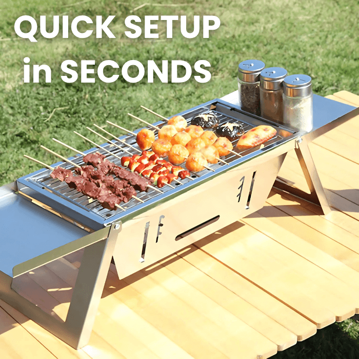 Foldable BBQ Grill | Indoor & Outdoor - Medaid International