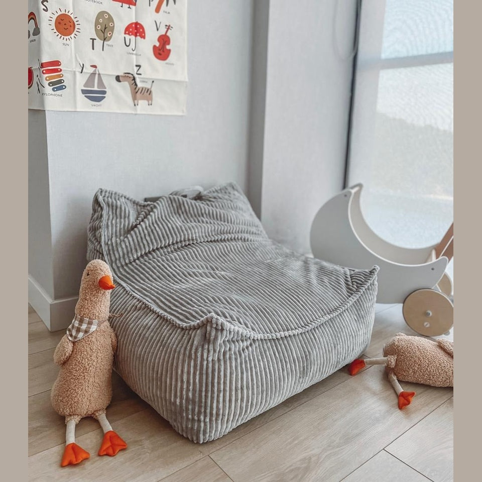 Bean Bag Chair Grey