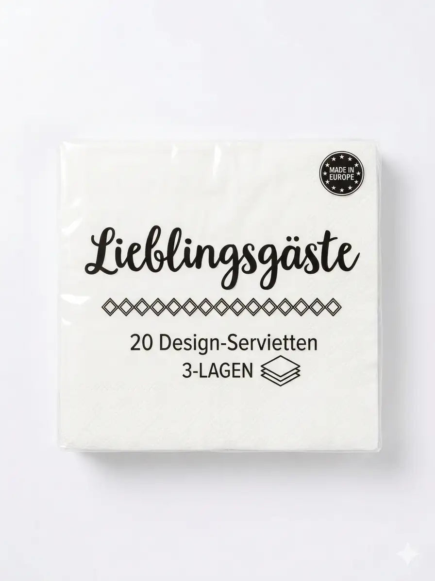 SD 3 Ply Designer Napkins Pack Of 20 | SD In Lebanon