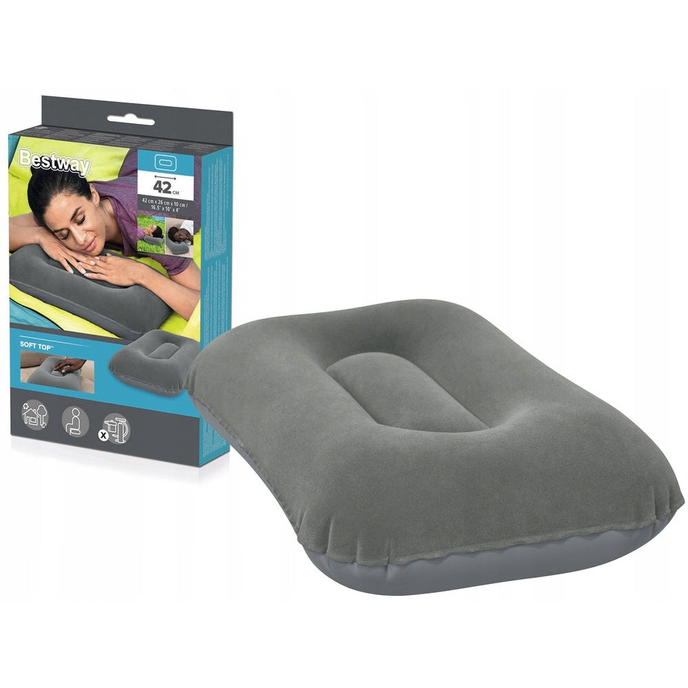 (Net)Inflatable Travel Tourist Pillow Velvet Lebanon
