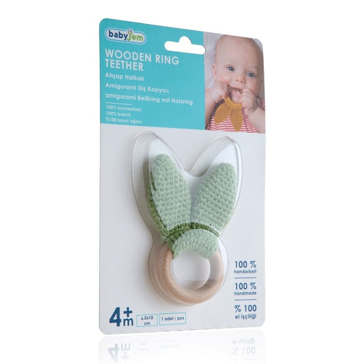 BabyJem Wooden Ring Teether