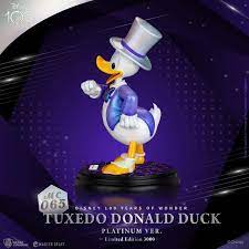 Disney 100 Years of Wonder Master Craft Tuxedo Donald Duck (Platinum Ver.) by Beast Kingdom - Medaid International