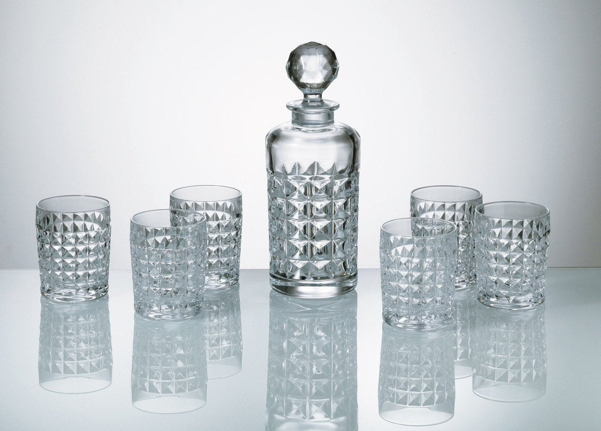 BOHEMIA DIAMOND WHISKEY SET 6+1