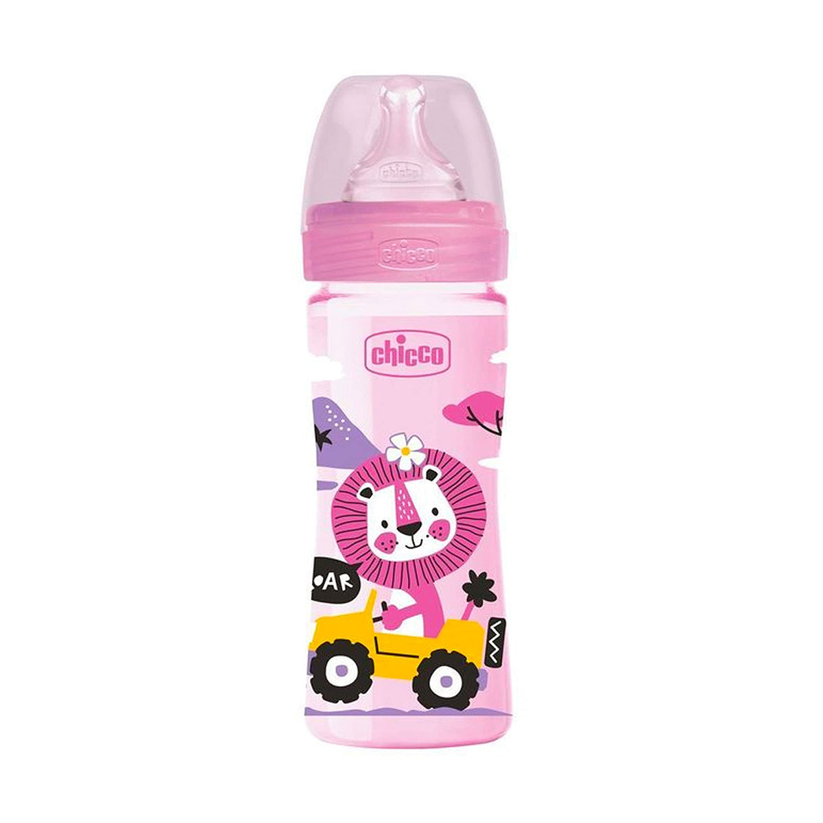Chicco B - Bottle Wb Col PP - 250 Med Sil - Girl {28623.10}