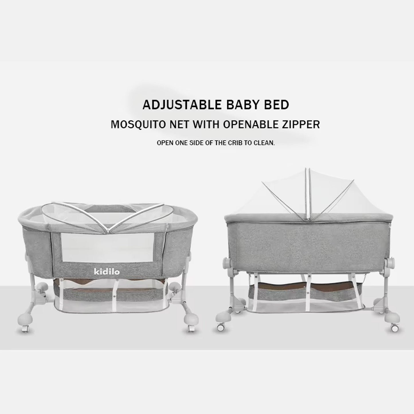 Kidilo BP-301 Luxury 3 in 1 Convertible Newborn Bedside