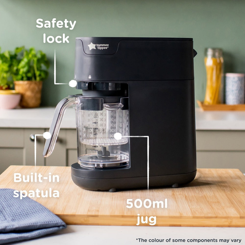 Quick Cook 6-in-1 Baby Food Maker, Black