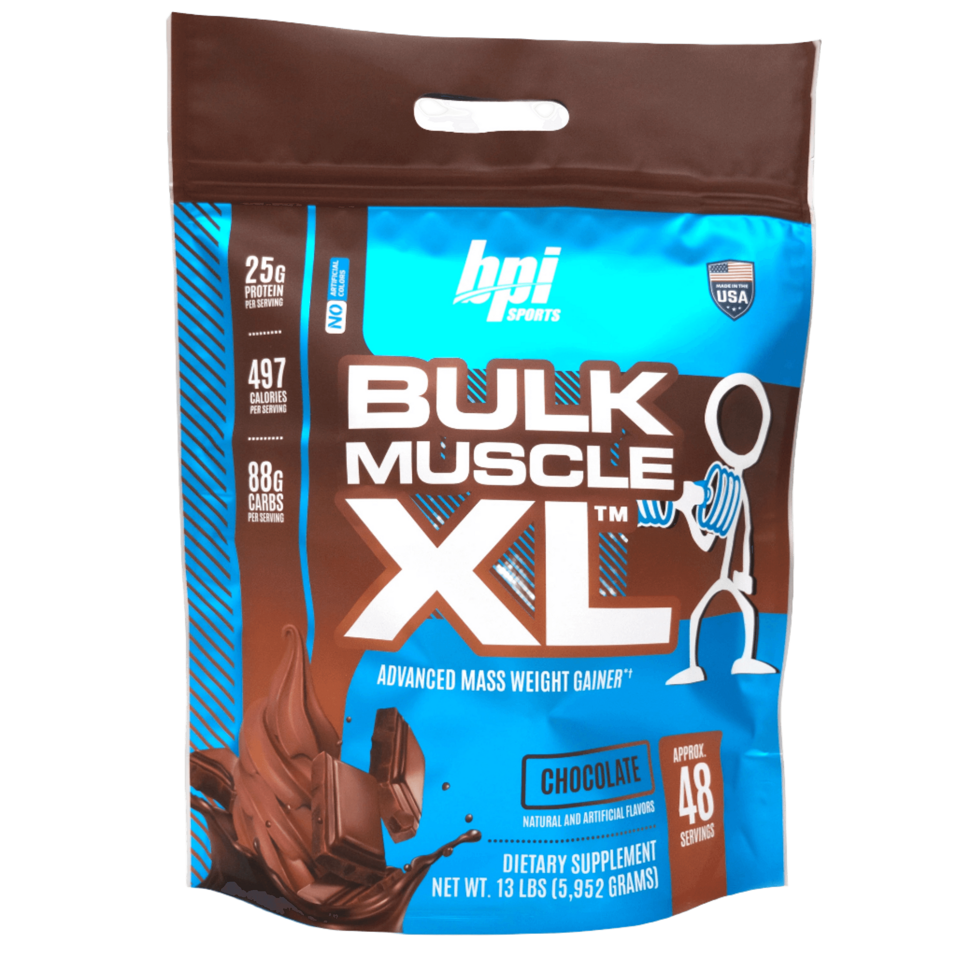 BPI Sports Bulk Muscle XL – Advanced Mass Weight Gainer (48 Servings)
