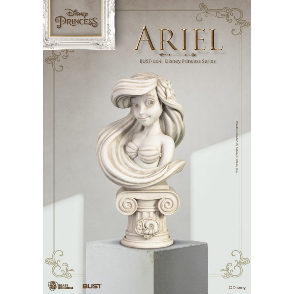 Disney Princess Series-Ariel Bust Figure by Beast Kingdom - Medaid International