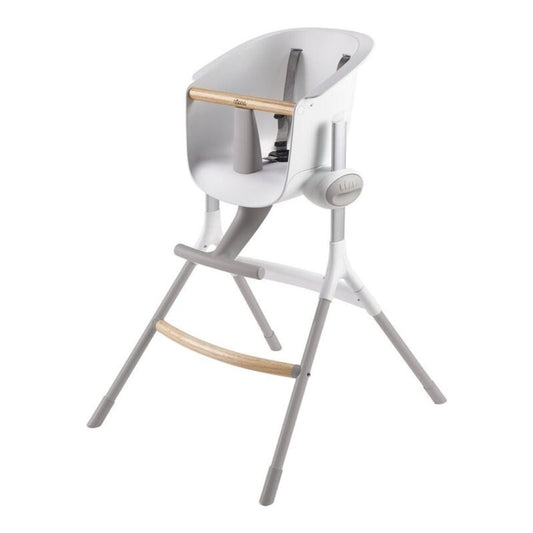 Béaba Up & Down Highchair – White/Grey