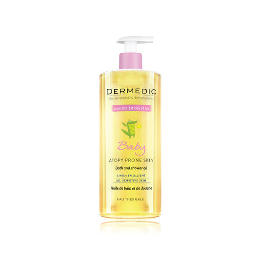 Dermedic Linum Baby Bath And Shower Oil From The First Day Of Life - 500 ml - Medaid International