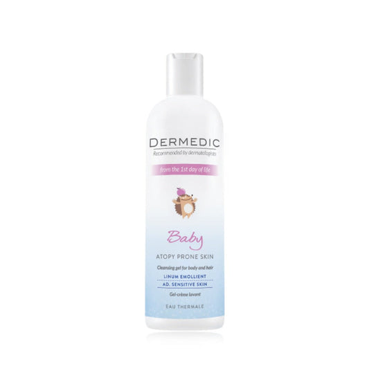 Dermedic Linum Baby Cleansing Gel For Body And Hair From first Day Of Life - Medaid International