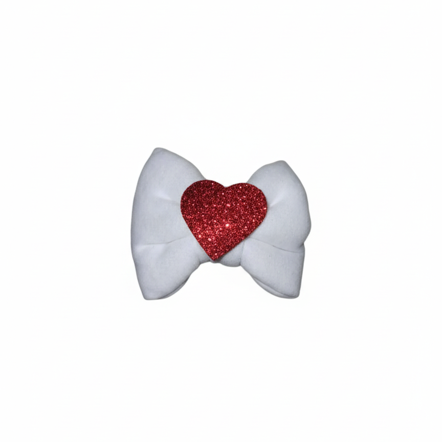 Sparkling Heart Baby Headband – Soft Elastic Comfort