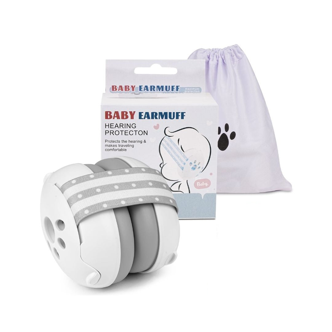 Baby Ear Protection Classic Grey