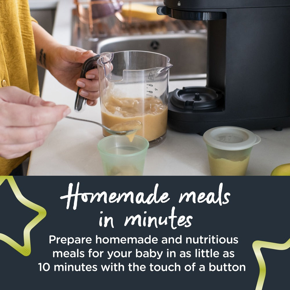 Quick Cook 6-in-1 Baby Food Maker, Black