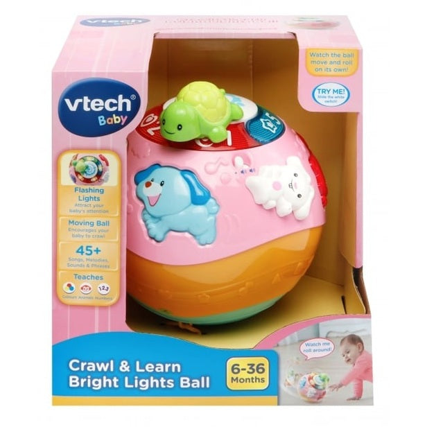 Crawl & Learn Bright Lights Ball pink