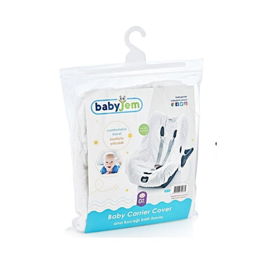 Babyjem Car Seat Towel Cover (Small) – White