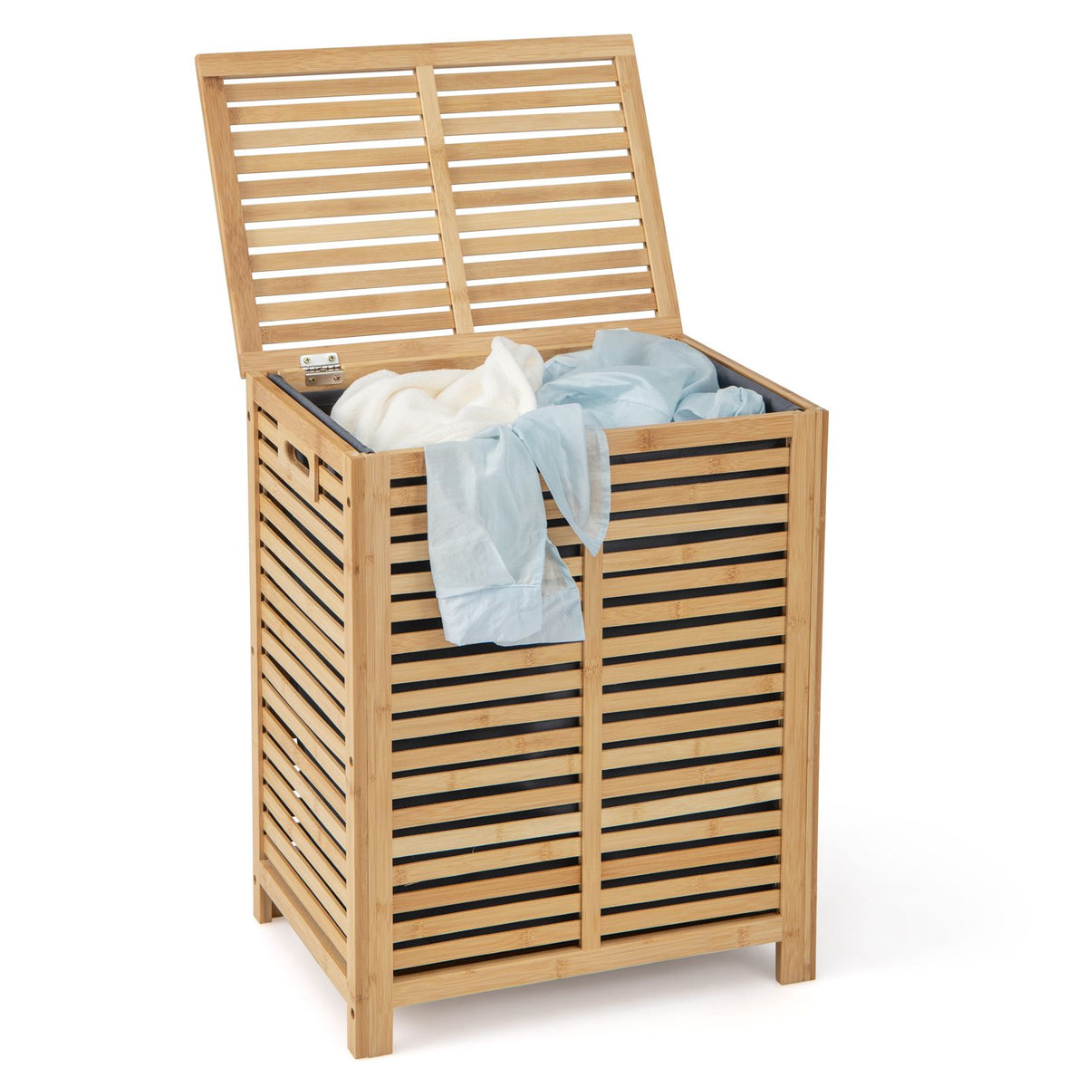 Costway Natural Bamboo Laundry Hamper