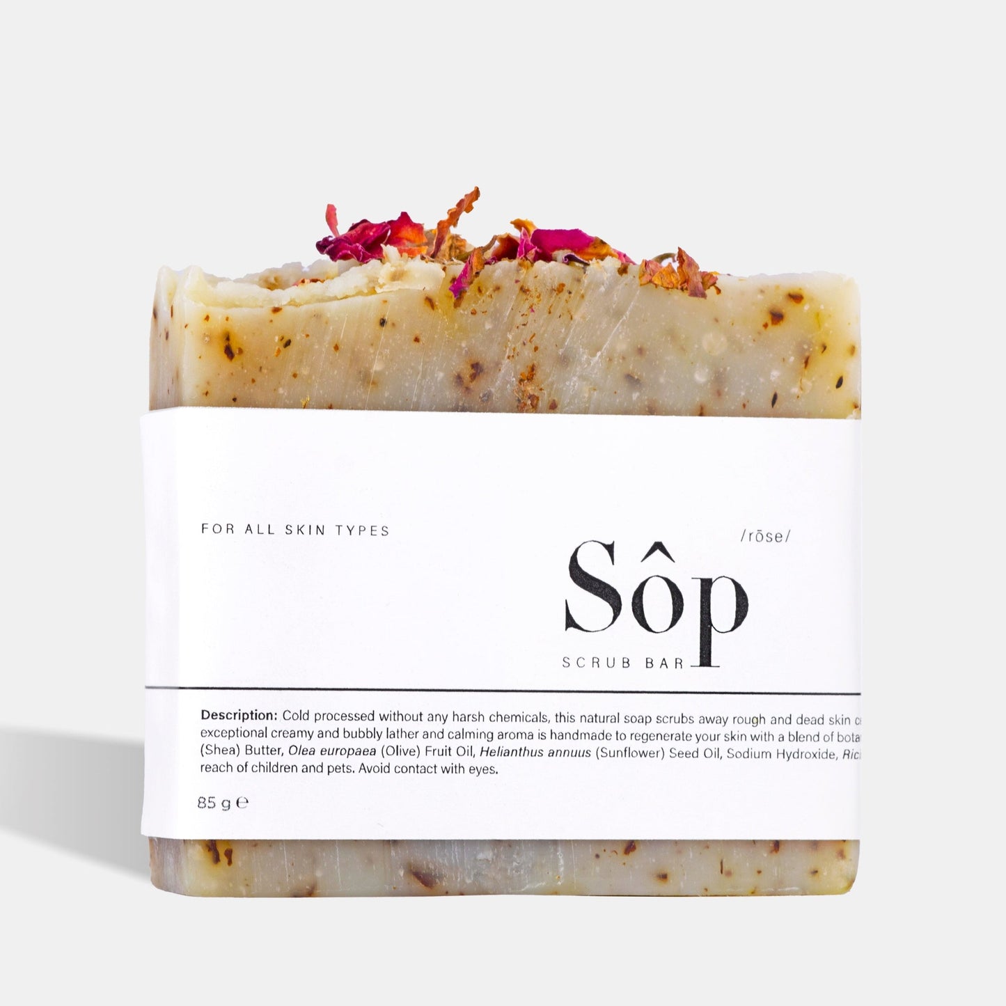 Sôp Rose Scrub Bar