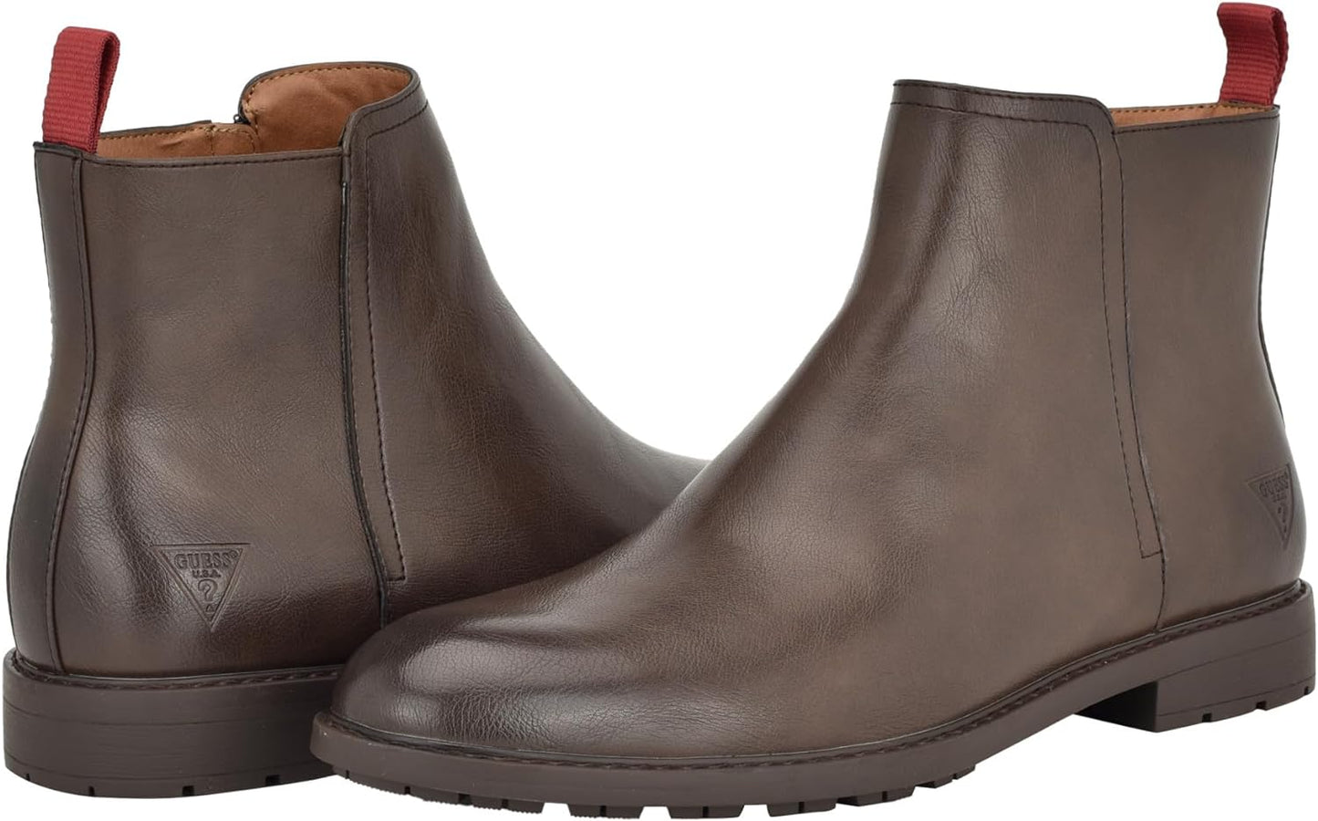 Guess Men's Dark Brown Dawlin Classic Low Shaft Casual Boots | Guess In Lebanon