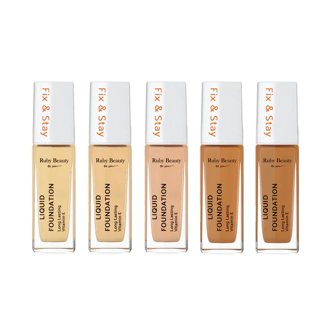 Ruby Beauty Fix & Stay Liquid Foundation RB-3028 - Medaid International
