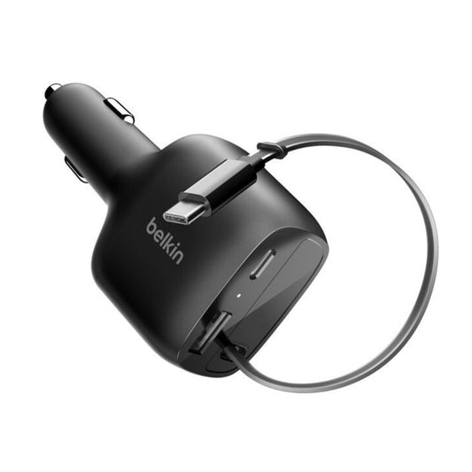 Belkin BoostCharge Retractable Car Charger 75W