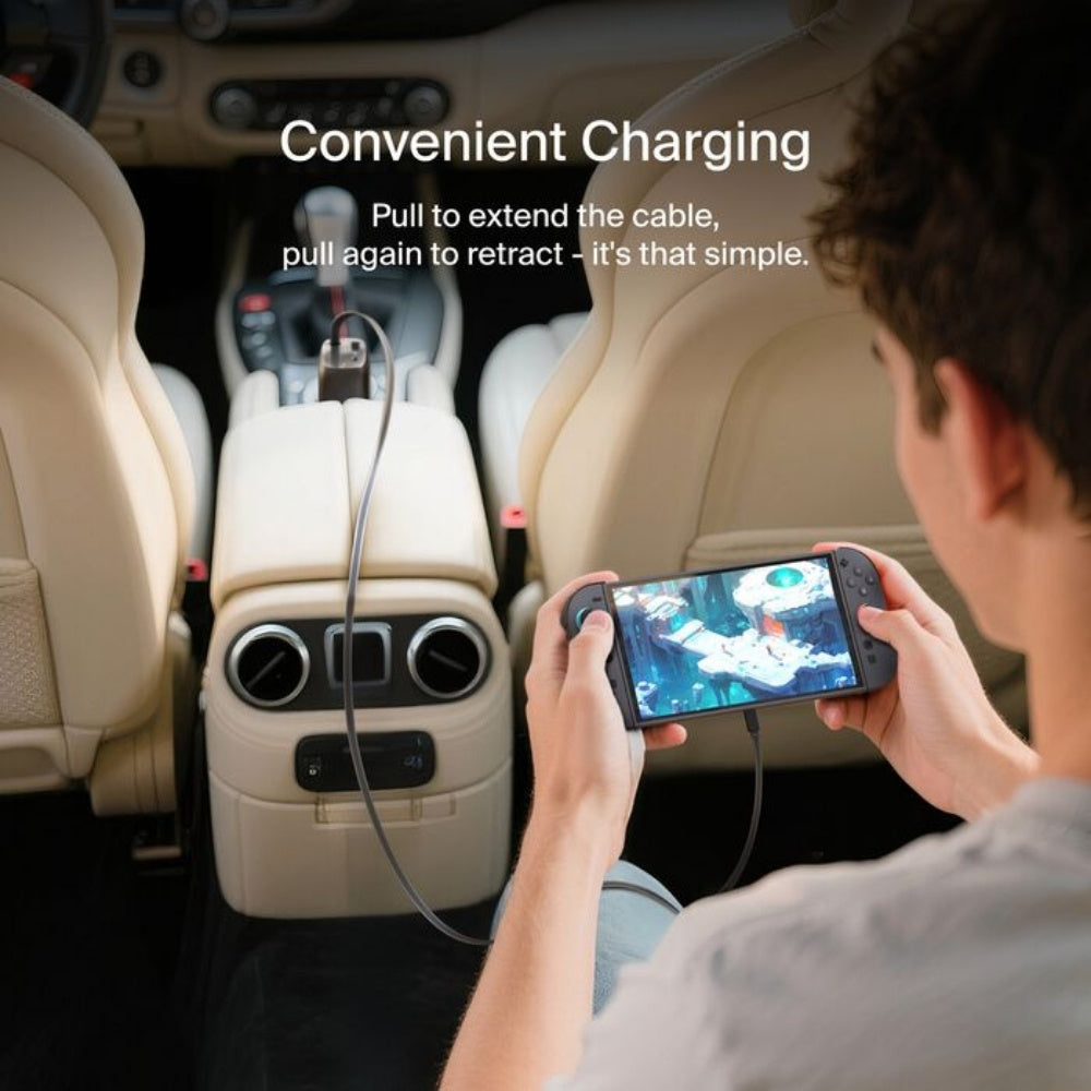 Belkin BoostCharge Retractable Car Charger 75W
