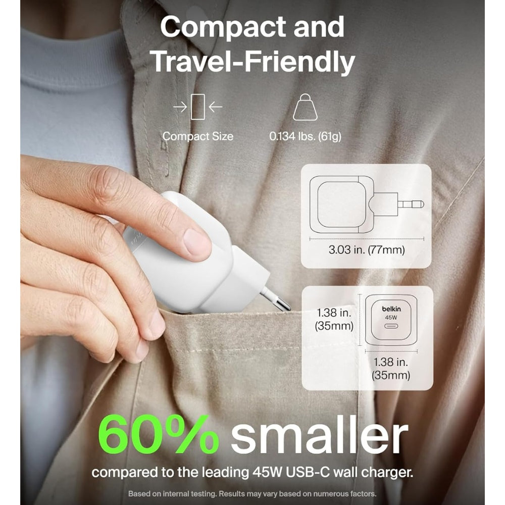 Belkin Compact USB-C Charger 45W