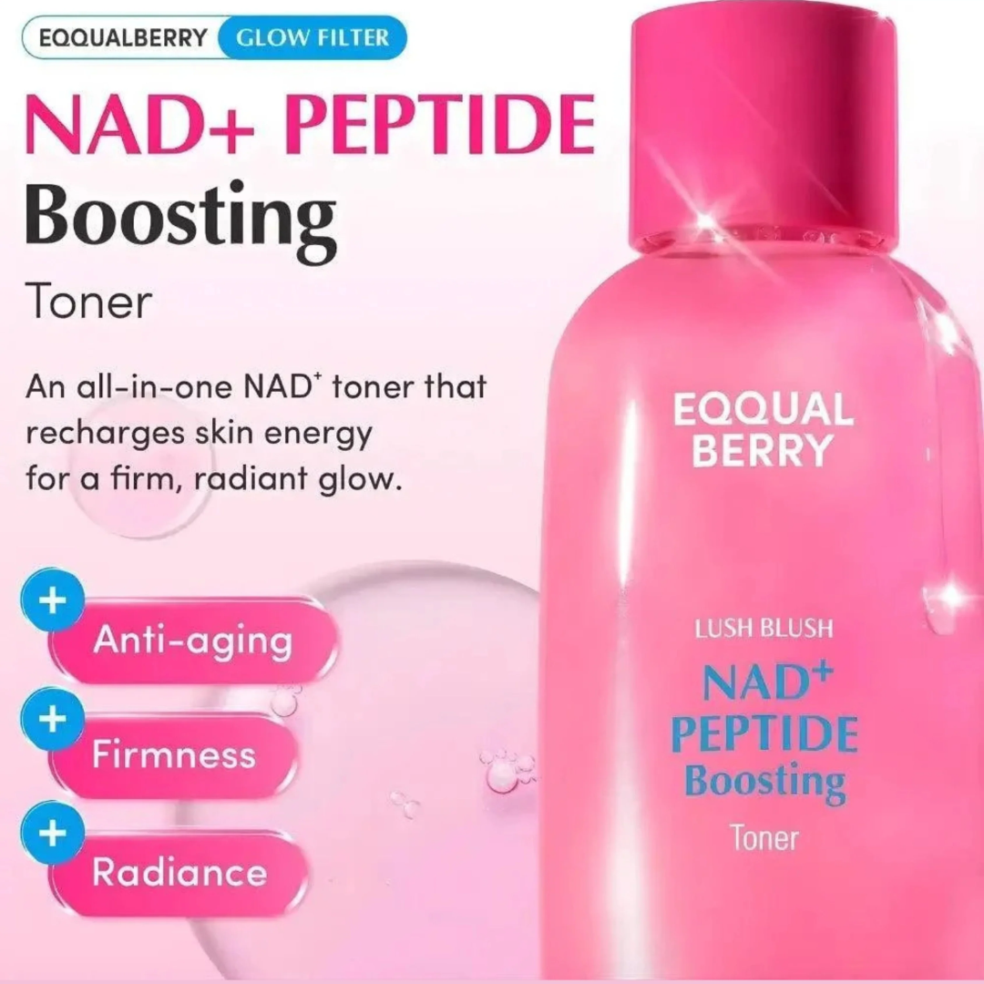 Eqqualberry NAD+ Peptide Boosting Toner