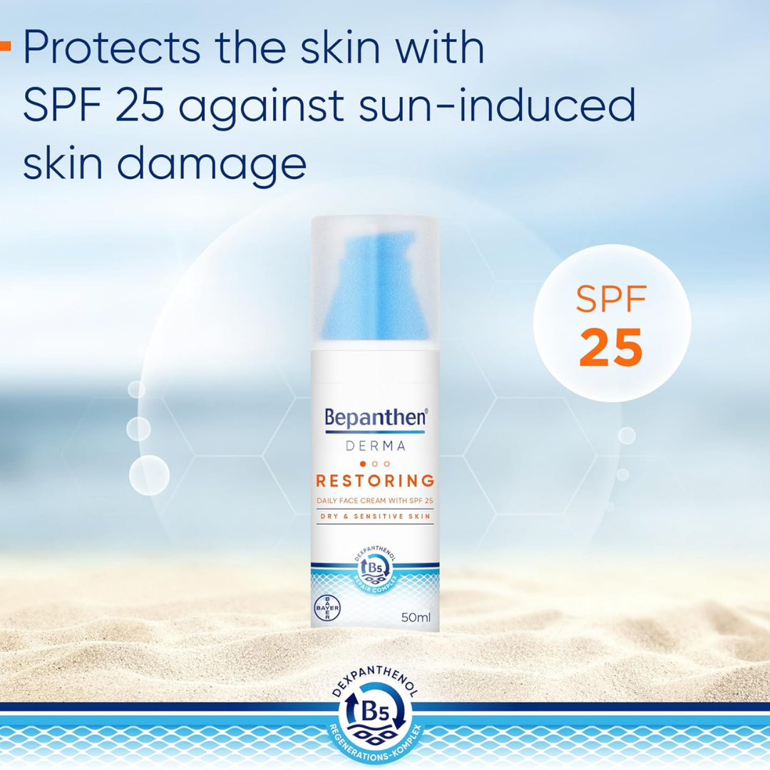 Bepanthen Derma Restoring Daily Face Cream SPF25