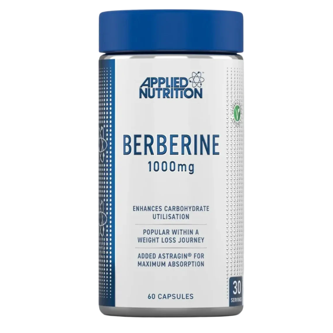 Applied Nutrition Berberine Capsules – 1000 mg, 60 Capsules | Blood Sugar Balance, Metabolic & Digestive Support