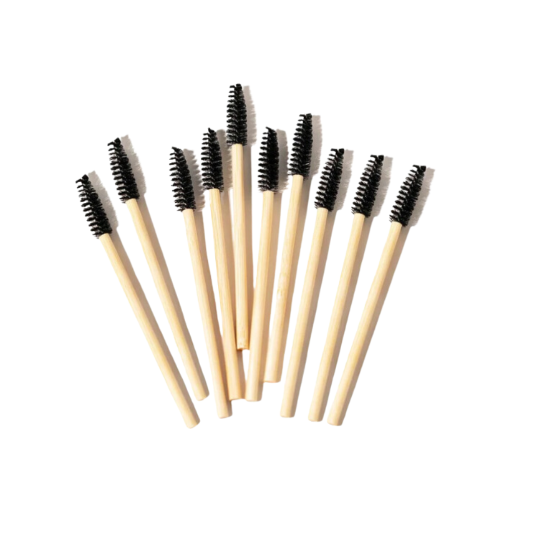Selaya Les Bamboo Spoolies Eyebrow Brushes - Pack Of 10