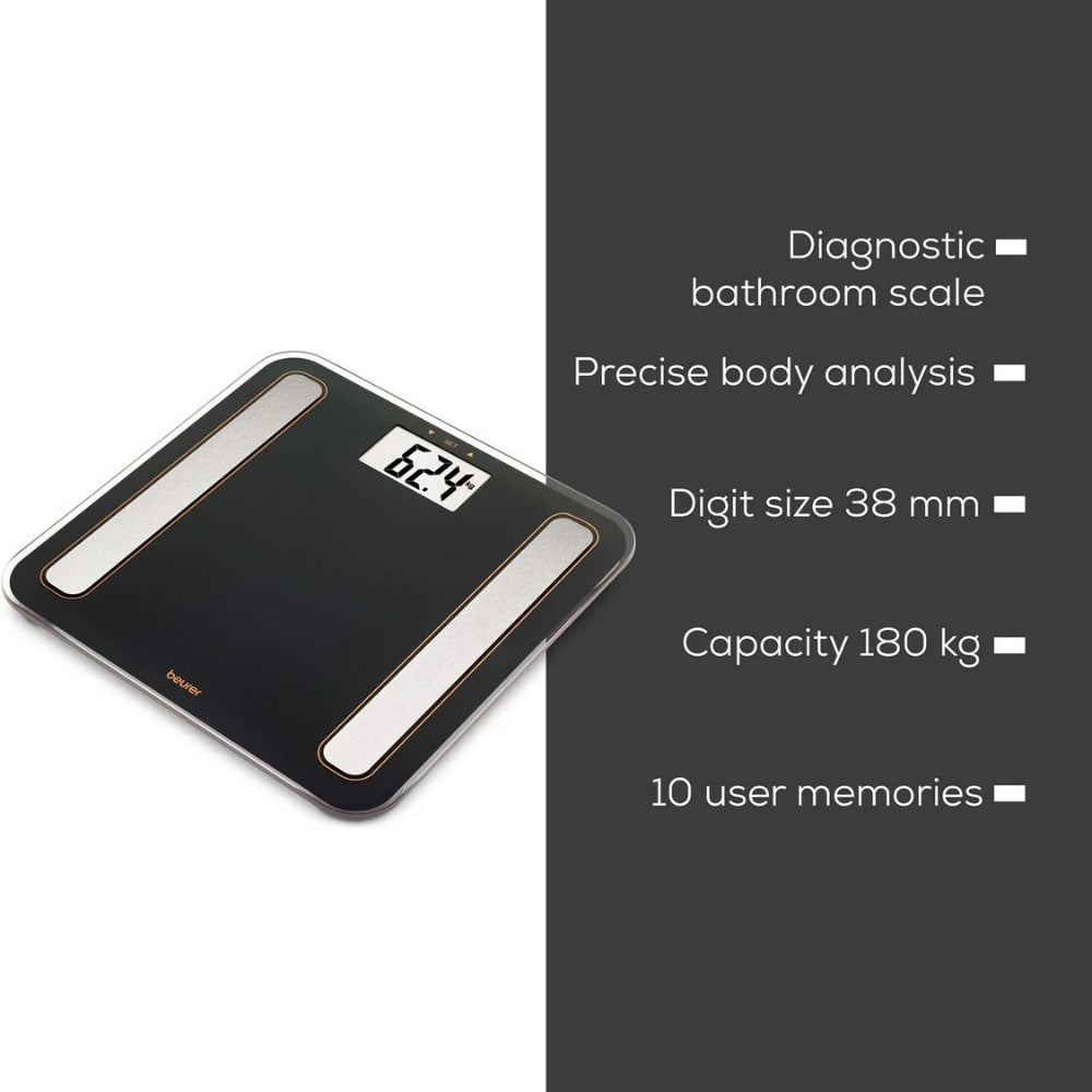 Beurer Diagnostic BMI Glass Bodyweight Scale Limited Edition