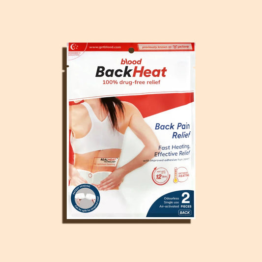Blood BackHeat back pain relief 2 packs - Medaid - Lebanon