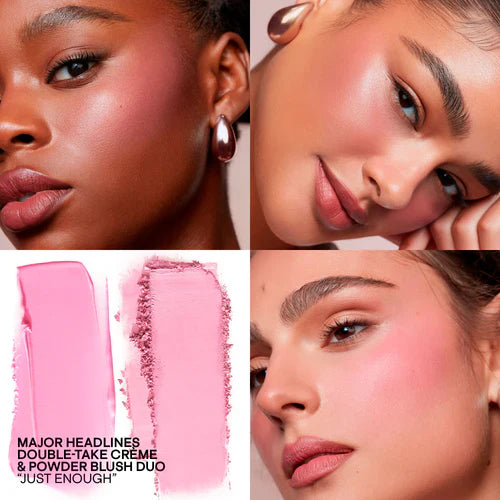 PATRICK TA DOUBLE TAKE CREME AND POWDER BLUSH - JUST ENOUGH -