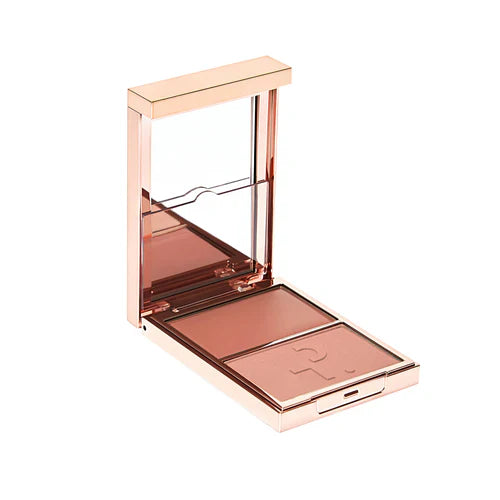PATRICK TA DOUBLE TAKE CREME AND POWDER BLUSH - NOT TOO MUCH -