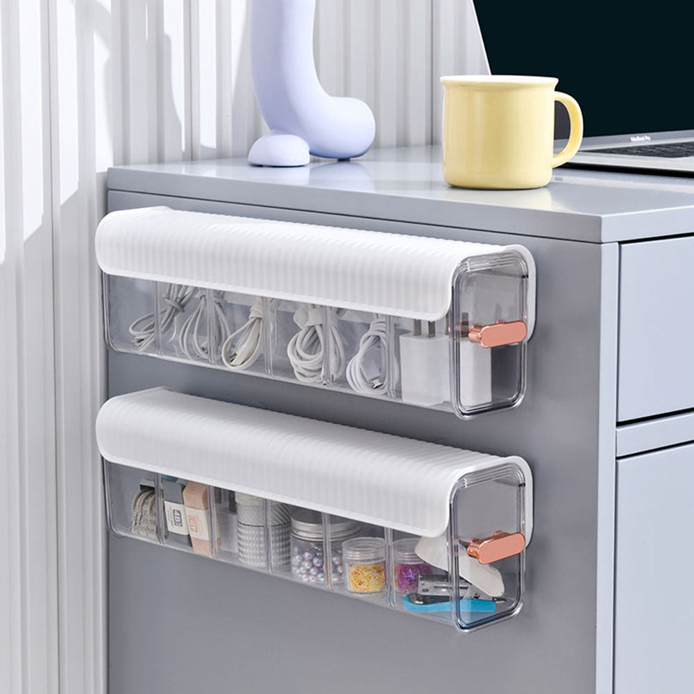 6-Grid Wall-mounted Transparent Underwear Storage Box