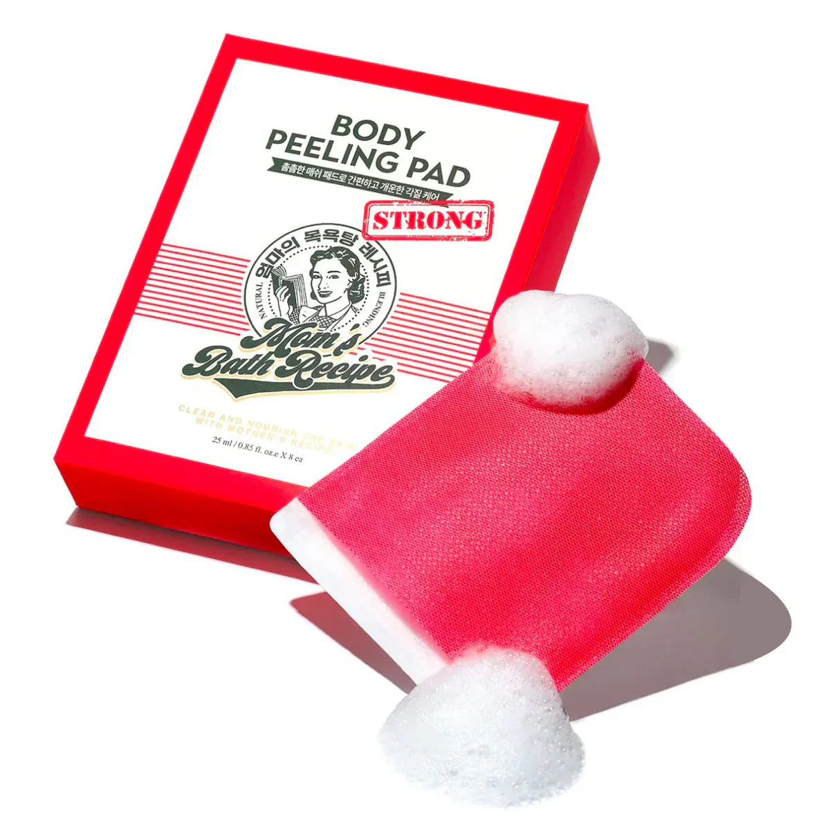 Mom's Bath Recipe Body X8 Peeling Pad - Strong Care