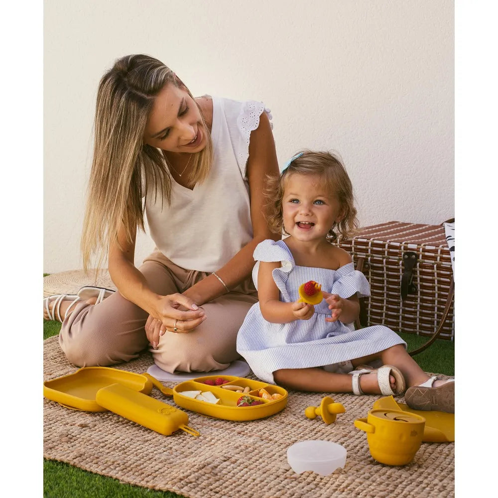 Silicone Suction Bowl & Spoon Set