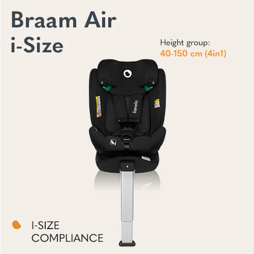 Lionelo - Braam I-Size Air - Black Carbon