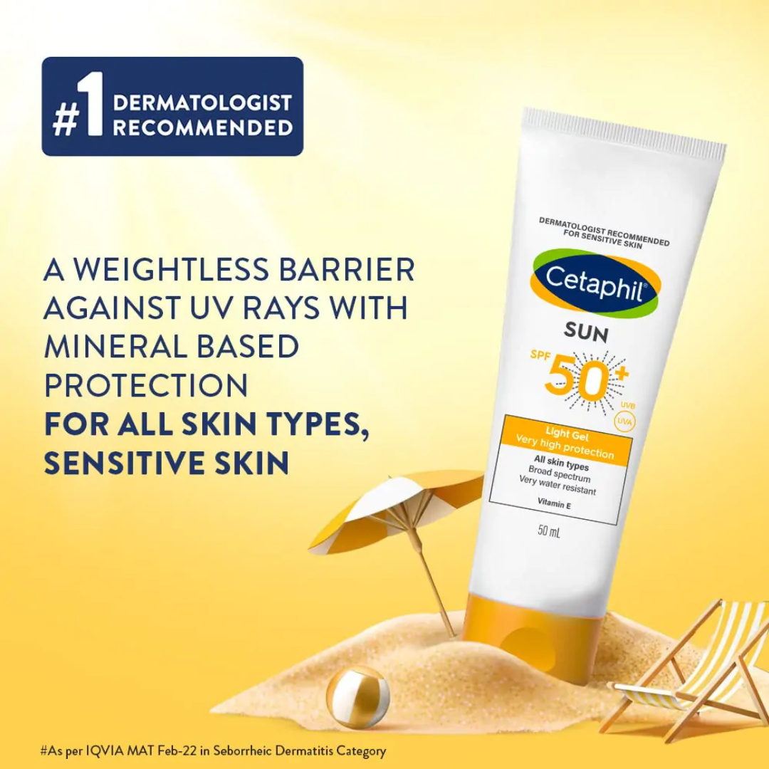 Cetaphil Sun Light Gel SPF 50+ 50ml - Medaid International