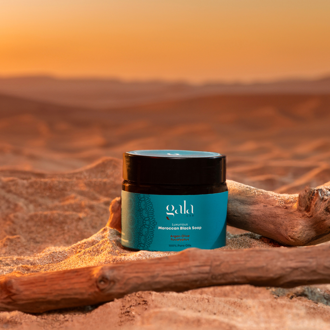 Gala Lab Luxurious Moroccan Black Soap 150g