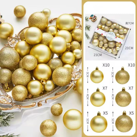 (Net) Gold Christmas Tree Balls Lebanon