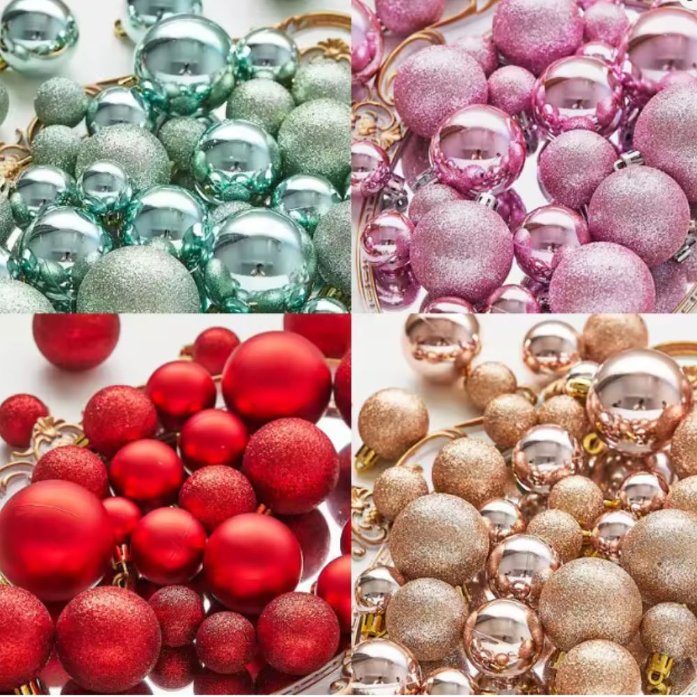 (Net) Rose Gold Christmas Tree Balls Lebanon