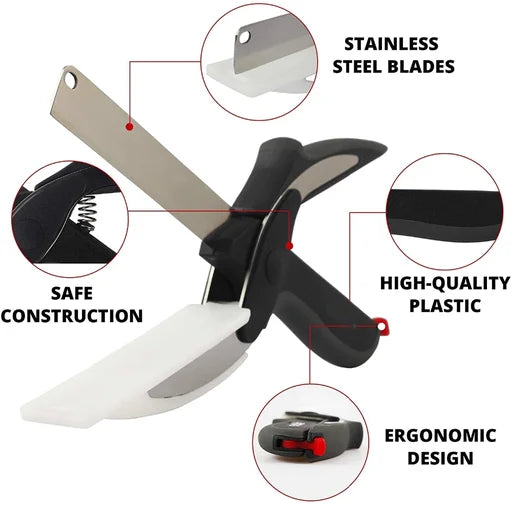Kitchen Scissor Smart Cutting Board - Clever Cutter - Medaid International