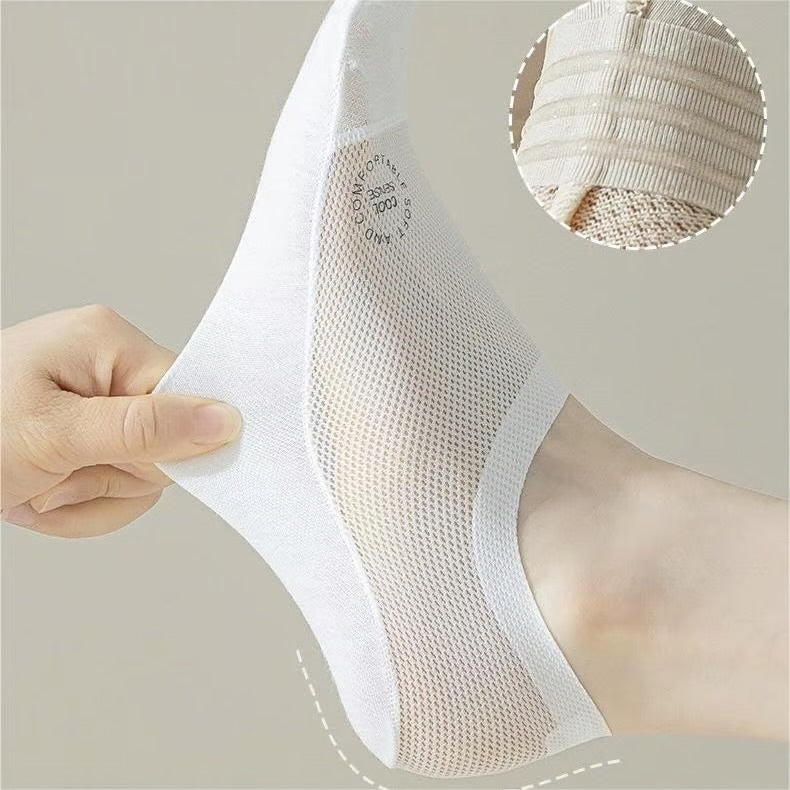 Ultra-thin Breathable Cotton Socks Antibacterial جوارب قطنية رفيعة مضادة للبكتيريا