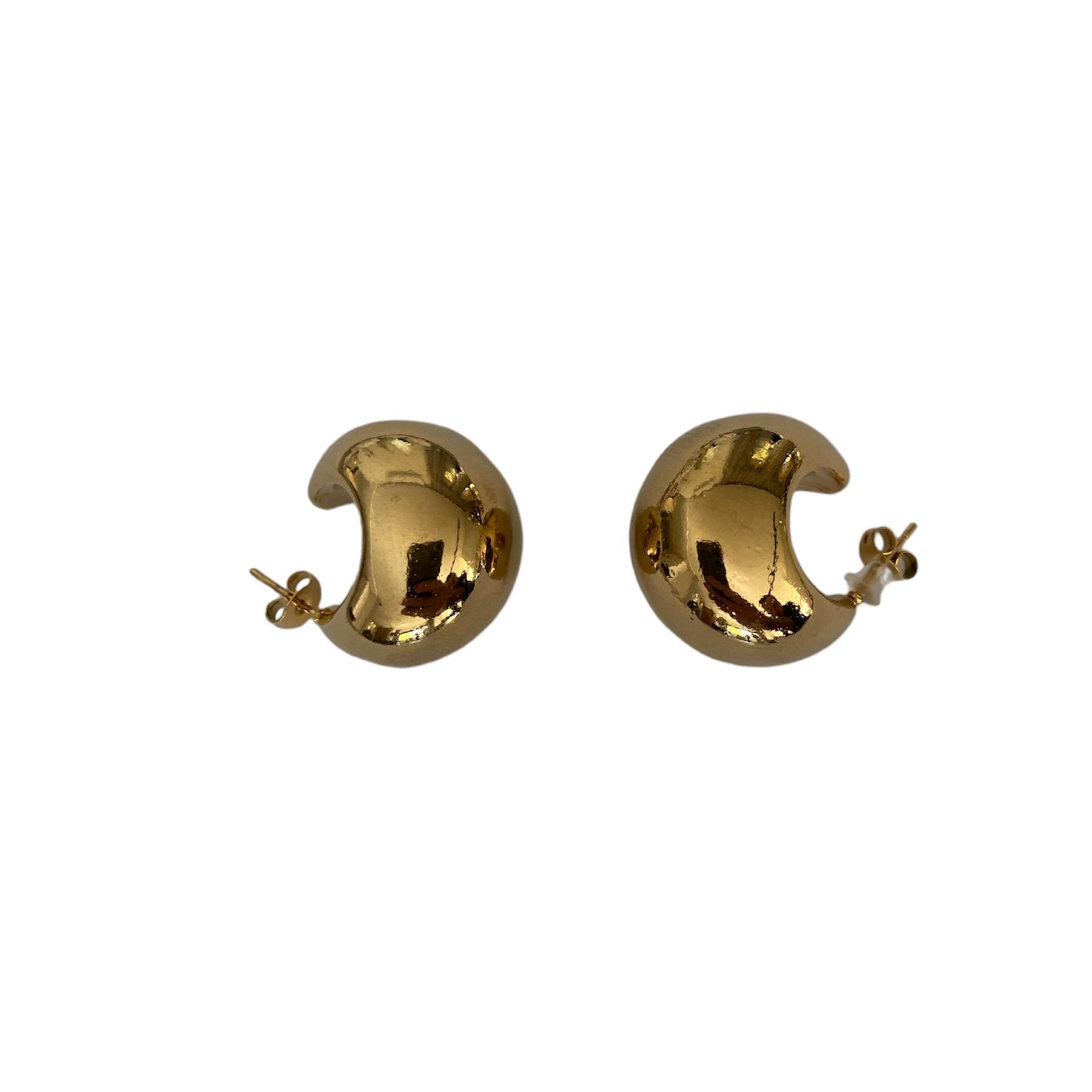 Golden circlets earrings accessory #4022 - Medaid International